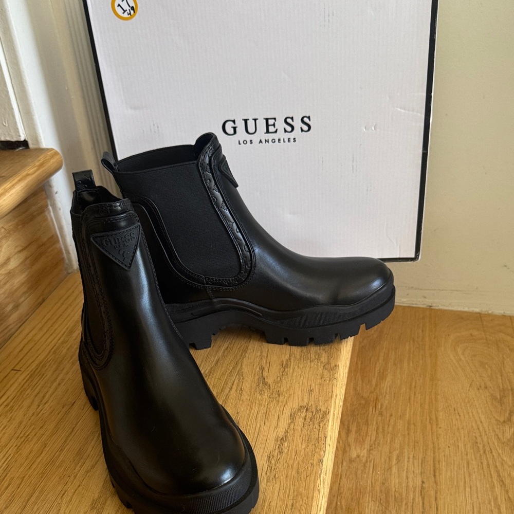 Guess Black Ankle Boots